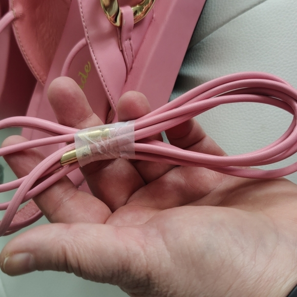 Pink gladiator chain lace up sandals - Picture 11 of 12